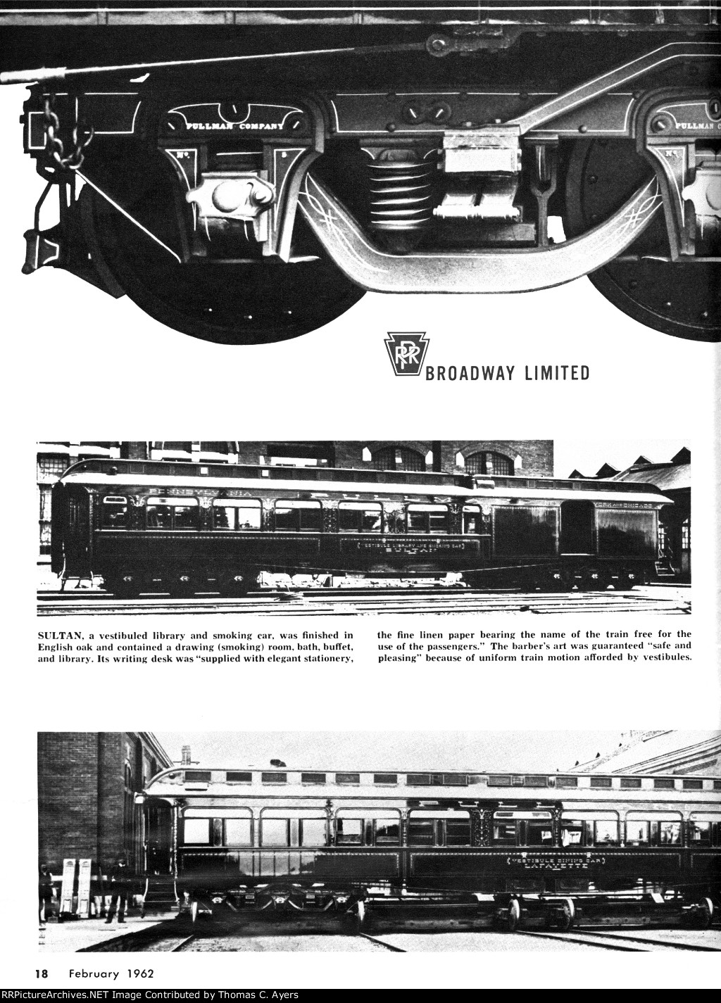 PRR "The Broadway Limited," Page 18, 1962